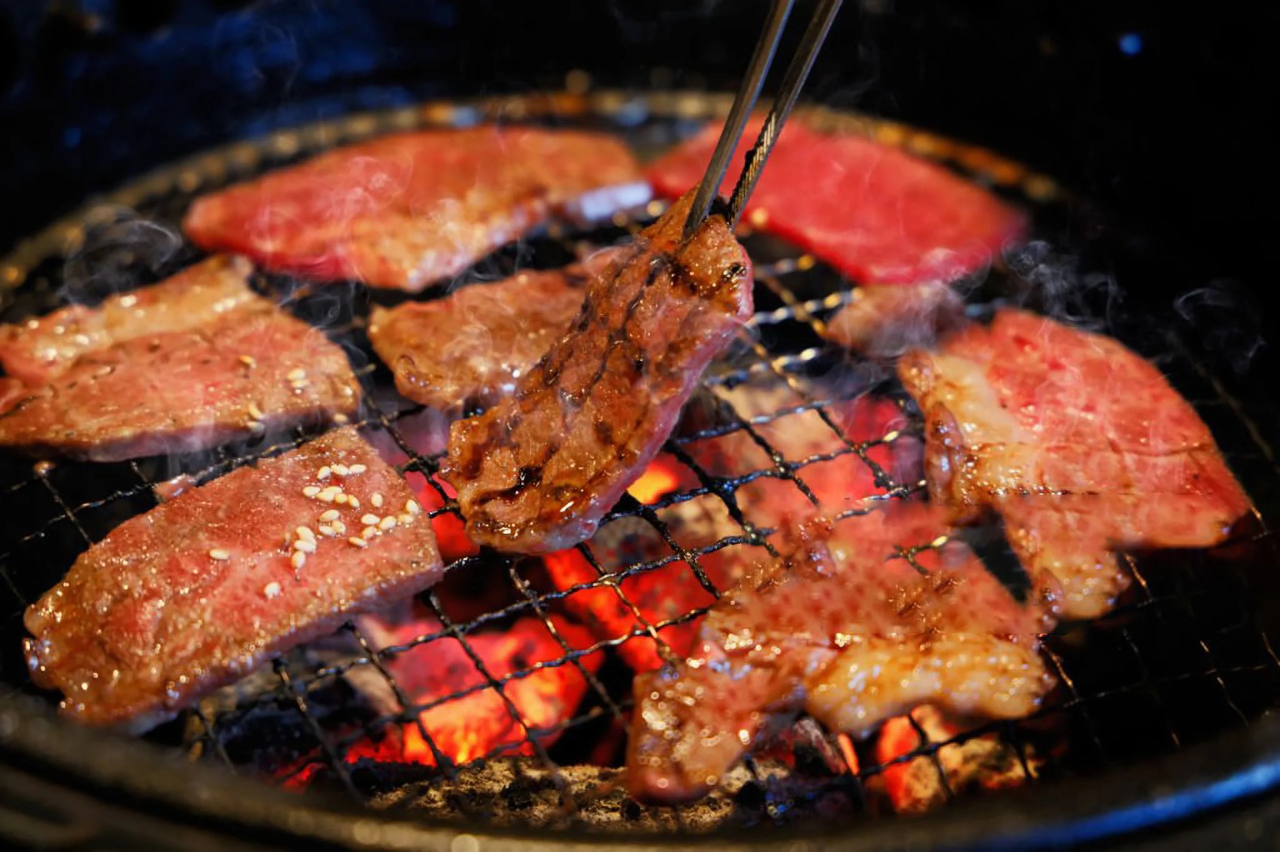 和牛搭配調味料展示